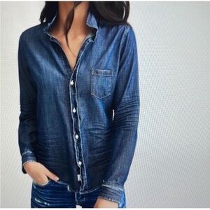 Frank & Eileen Blue Button Down Shirt